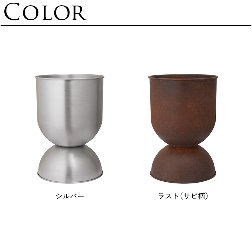 ferm LIVING �ե������ӥ� Hourglass Pot ������饹 �ݥå� M������ �ץ�󥿡�������� ȭ���С� �̲� �֥��� �͵� �����ǥ󻨲� �ץ�󥿡����С� �����ǥ˥󥰻��� ȭ ����͢����
