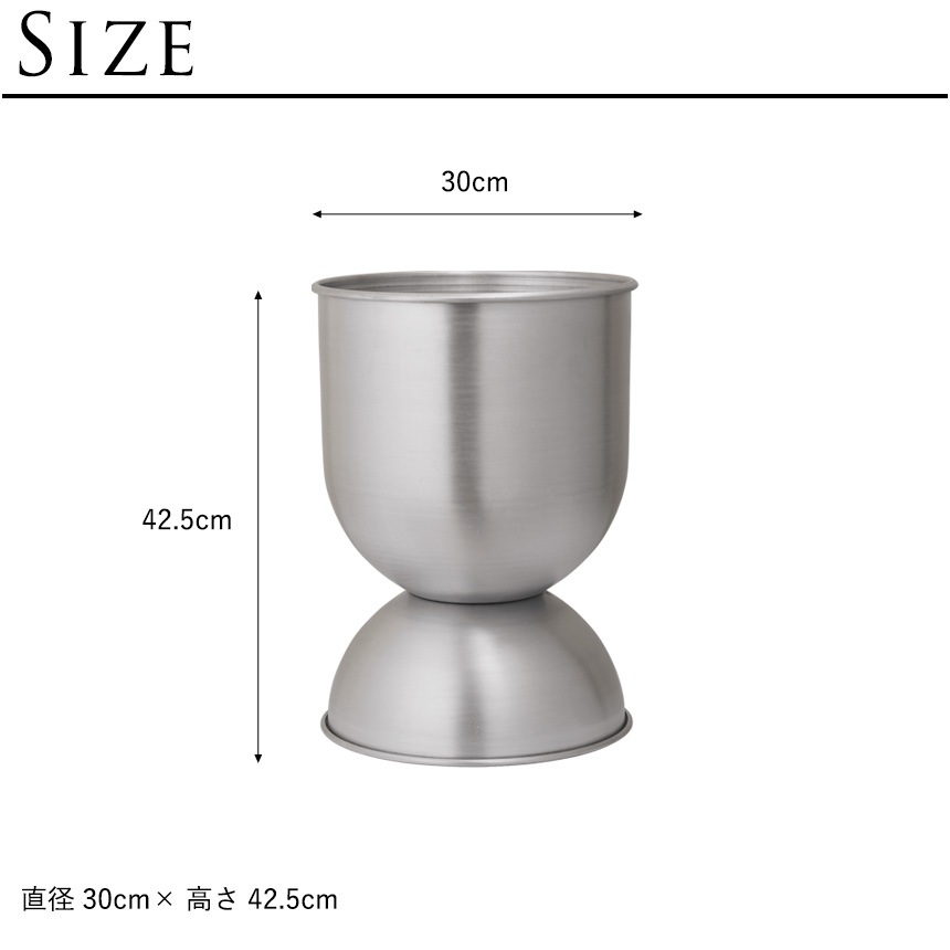 ferm LIVING �ե������ӥ� Hourglass Pot ������饹 �ݥå� S������ �ץ�󥿡�������� ȭ���С� �̲� �֥��� �͵� �����ǥ󻨲� �ץ�󥿡����С� �����ǥ˥󥰻��� ȭ ����͢����