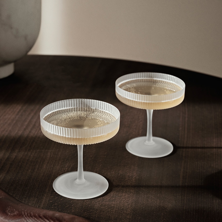 ferm LIVING �ե������ӥ� Ripple ��åץ� �����ѥ󥰥饹 2�ӥ��å�  �̲� ���饹 ���å� �磻�󥰥饹 �ǥ����ȥ��å� ����ƥꥢ ���� ���å��� ������� 2�ĥ��å� �ڥ� ��� �ǥ����ȥ��饹  ������̵����