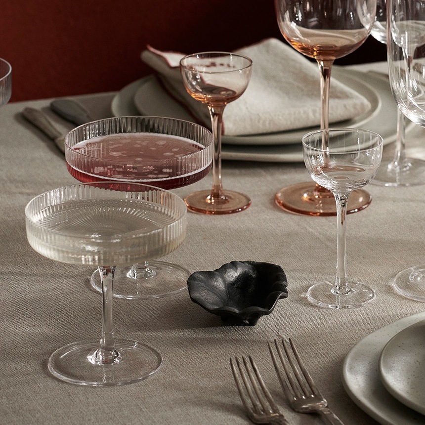 ferm LIVING �ե������ӥ� Ripple ��åץ� �����ѥ󥰥饹 2�ӥ��å�  �̲� ���饹 ���å� �磻�󥰥饹 �ǥ����ȥ��å� ����ƥꥢ ���� ���å��� ������� 2�ĥ��å� �ڥ� ��� �ǥ����ȥ��饹  ������̵����