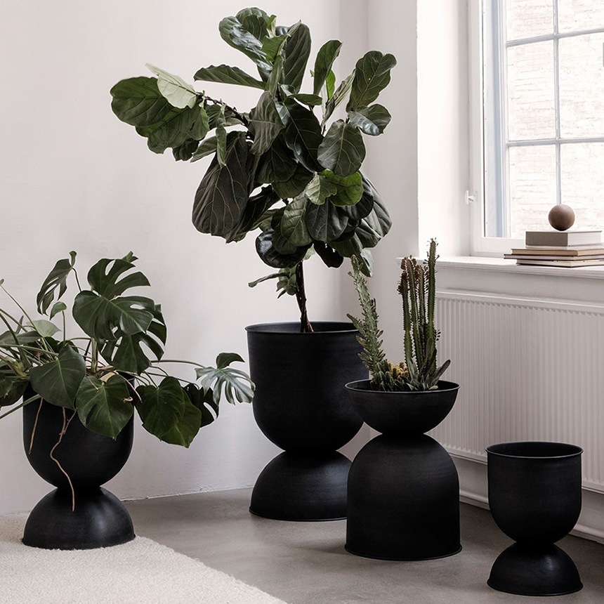ferm LIVING Hourglass Pot ������饹 �ݥå� XS������  �ץ�󥿡� ������� ȭ���С� �̲� �֥��� �͵� �����ǥ󻨲�