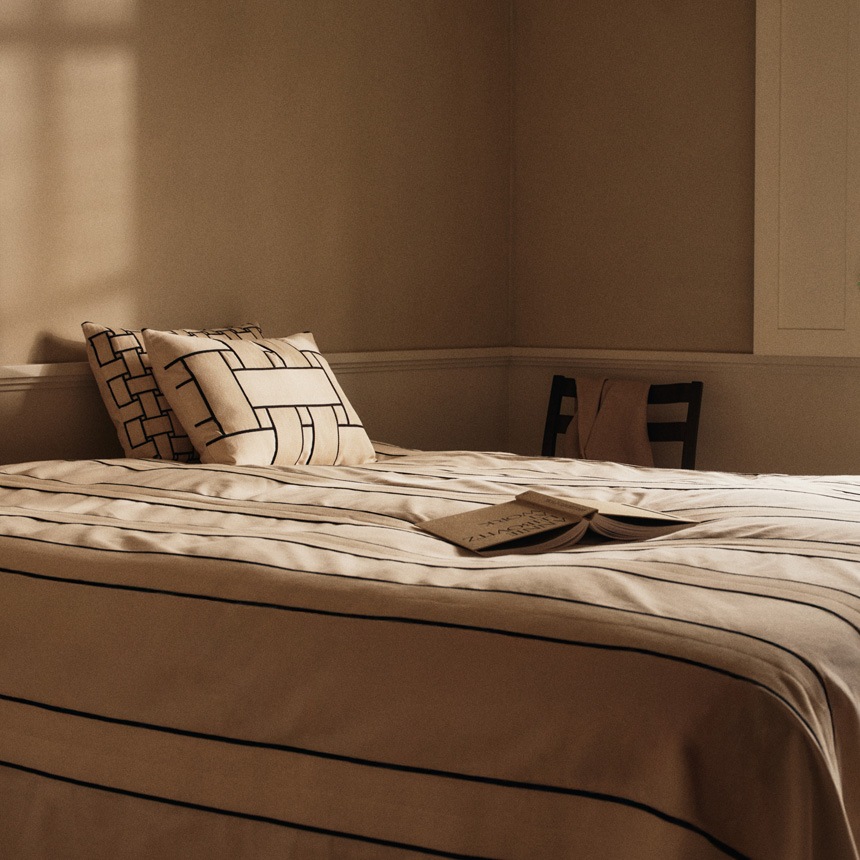 ferm LIVING �ե������ӥ� �̲� ���å���� Lattice Cushion ��ƥ��� �������� 50��50  ������� �̲����� ����ƥꥢ ���� ���å���󥫥С� ��� �դ� ���ե��� ���� ��ӥ� ������ ����͢����  ������̵����