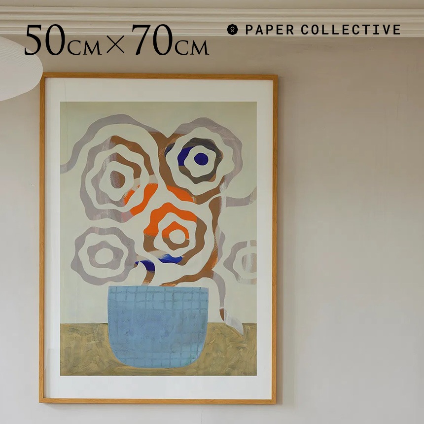 �ڡ��ѡ����쥯�ƥ��� Paper Collective �����ȥݥ����� ���֤˺餯�� Rose 50��70cm 50 70������ ����ƥꥢ ���� ������� ��ӥ� �� ���� ���奢����