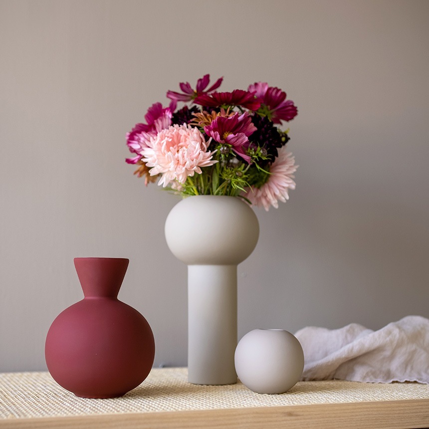 COOEE �������� Pillar Vase �ԥ顼�١��� �⤵24cm  ���� ƫ�� �����ޤ� ������� �̲� ����ƥꥢ ���� ���֥��� ���� ���襤��