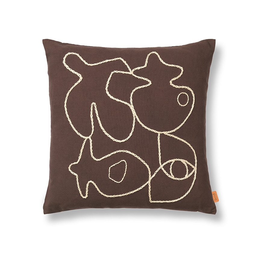 ferm LIVING �ե������ӥ� �̲� ���å���� Figure Cushion 50��50  ������� ���å���󥫥С� ������ �̲� ����ƥꥢ ���� ��� �դ� ���ե��� ���� ��ӥ�  ������̵����