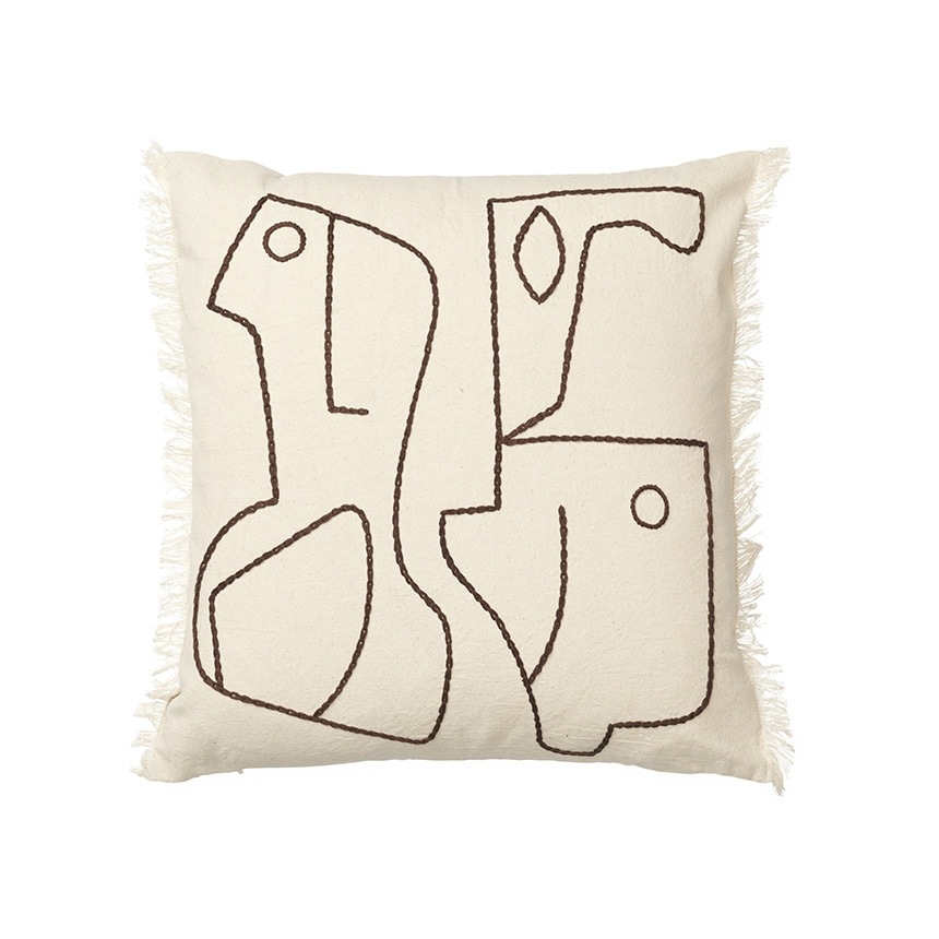 ferm LIVING �ե������ӥ� �̲� ���å���� Figure Cushion 50��50  ������� ���å���󥫥С� ������ �̲� ����ƥꥢ ���� ��� �դ� ���ե��� ���� ��ӥ�  ������̵����