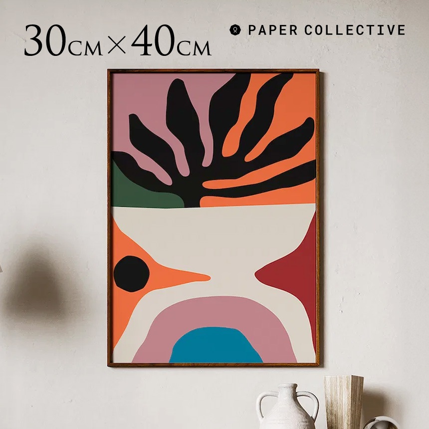 �ڡ��ѡ����쥯�ƥ��� Paper Collective �����ȥݥ����� ��Ǯ�ι�ο�ʪ Flora 30��40cm  30 40 ������ ����ƥꥢ ���� ������� ��ӥ� �� ���� ���奢����  ������̵����