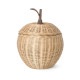 ferm LIVING Apple Braided Storage ��󥴤Υ��� L������  ������� �ǥ����ץ쥤 �̲� ���� ����ƥꥢ �Х����å� �饿��