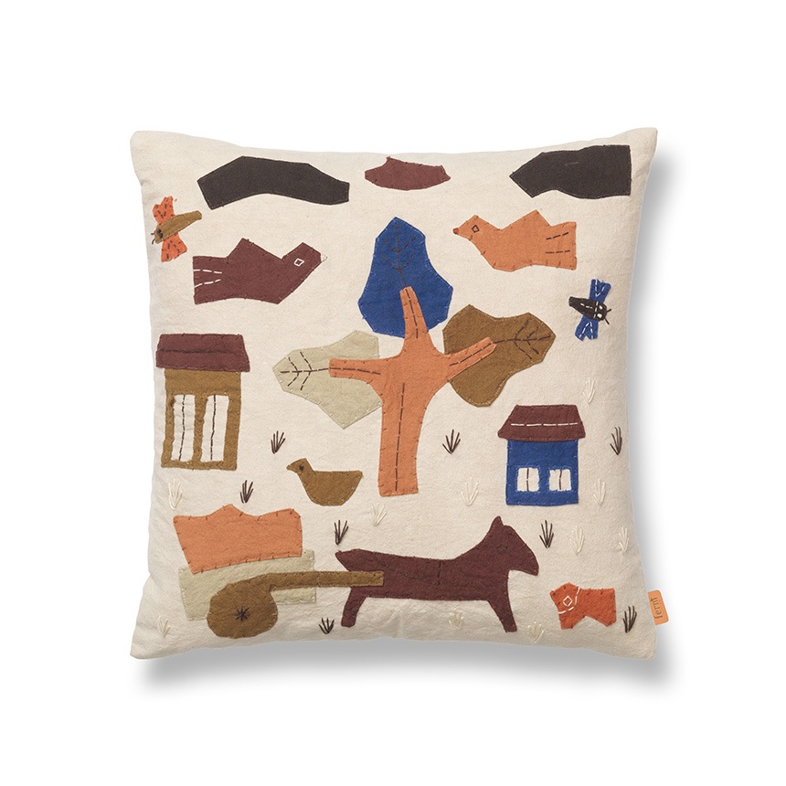 ���å���� ������� �̲� ����� ferm LIVING �ե������ӥ� �ӥ�å����å���� 40cm��40cm  ����ƥꥢ ���� ��� �դ� ��� ���å���󥫥С� ���ե��� ���� ��ӥ�  ������̵����