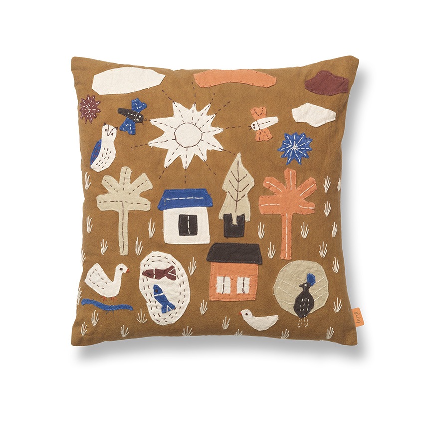 ���å���� ������� �̲� ����� ferm LIVING �ե������ӥ� �ӥ�å����å���� 40cm��40cm  ����ƥꥢ ���� ��� �դ� ��� ���å���󥫥С� ���ե��� ���� ��ӥ�  ������̵����