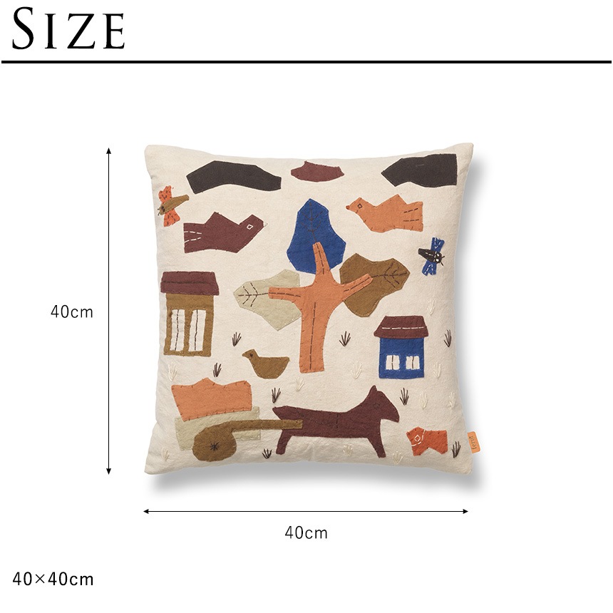 ���å���� ������� �̲� ����� ferm LIVING �ե������ӥ� �ӥ�å����å���� 40cm��40cm  ����ƥꥢ ���� ��� �դ� ��� ���å���󥫥С� ���ե��� ���� ��ӥ�  ������̵����