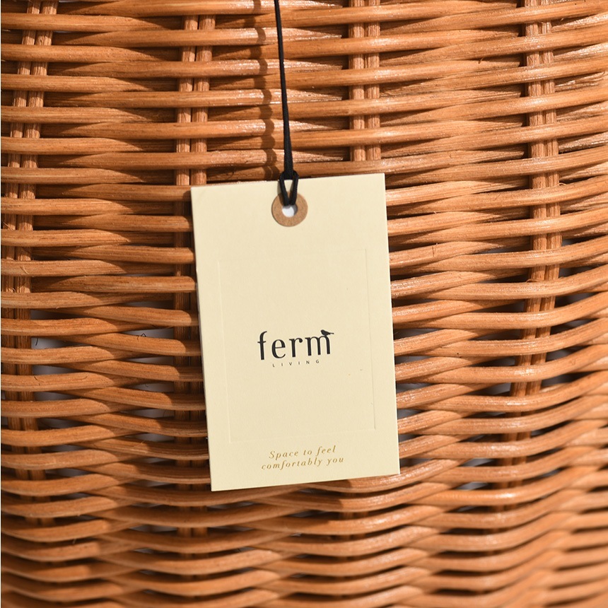 ferm LIVING Apple Braided Storage ��󥴤Υ��� S������  ������� �ǥ����ץ쥤 �̲� ���� ����ƥꥢ �Х����å� �饿��