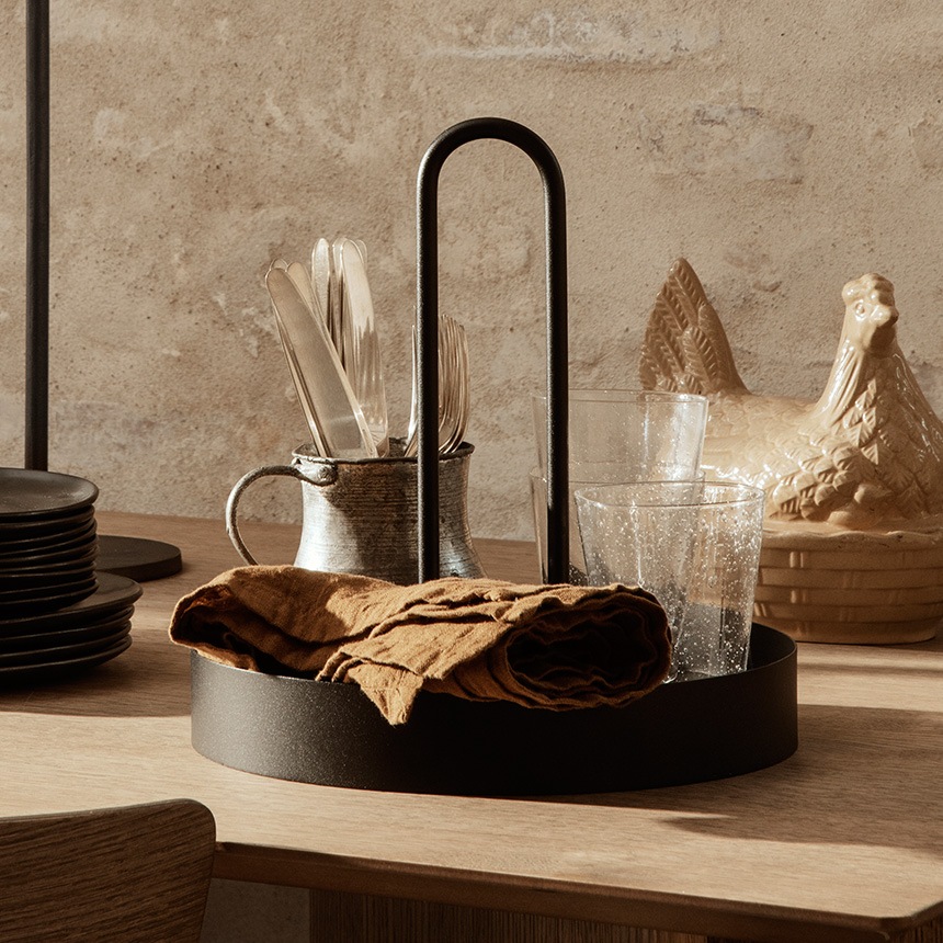 ferm LIVING եӥ Grib Tray  ȥ쥤 ľ28cm  ̲ ʪ Ǽ ƥꥢ  ᥤܥå  åġ  Хå   ̵