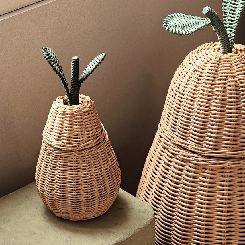 ferm LIVING Pear Braided Storage �Υʥ��Υ��� S������  ������� �ǥ����ץ쥤 �̲� ���� ����ƥꥢ �Х����å� �饿��