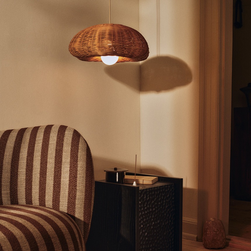 ferm LIVING �ե������ӥ� Rivan ���ץ������� ľ��45cm  �饿�� �������� ����ѥ�ǥ� �̲� ����ƥꥢ ŷ����� �������ɤΤ� ����ƥꥢ���� �饤�� ���� ƣ �ʥ����� ŷ�� �̲����� �͵� ��������Ź  ������̵����
