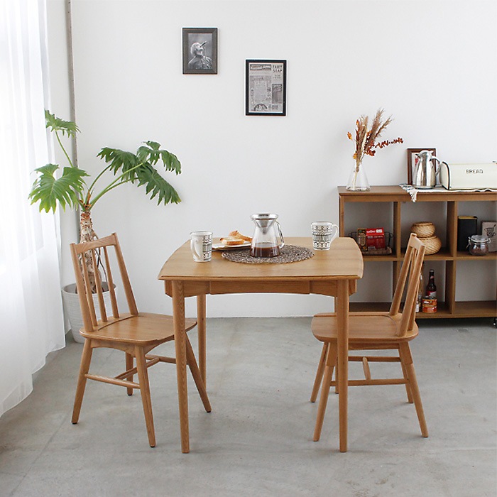 Herit. �إ�å� Dining Table ��80cm �⤵72cm �ʥ����� �����˥󥰡��ơ��֥륪���� 2�ͳݤ� �ȶ� ����ƥꥢ �̲� ����ץ� ��ӥ�