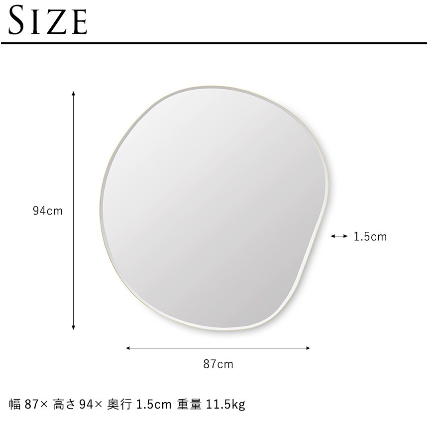 ferm LIVING ɳݤߥ顼 Pond Mirror ݥɥߥ顼 XL  ɳݤ  ̲ƥꥢ ȶ  ߥ顼 ߥ顼
