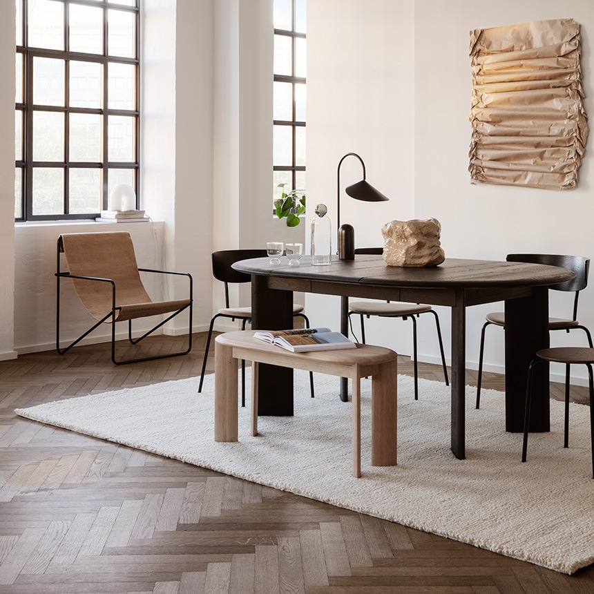 �饦�󥸥����� �̲� ferm LIVING �ե������ӥ� Desert Lounge Chair �ǥ����� �饦�󥸥�����  �٥��������� �������