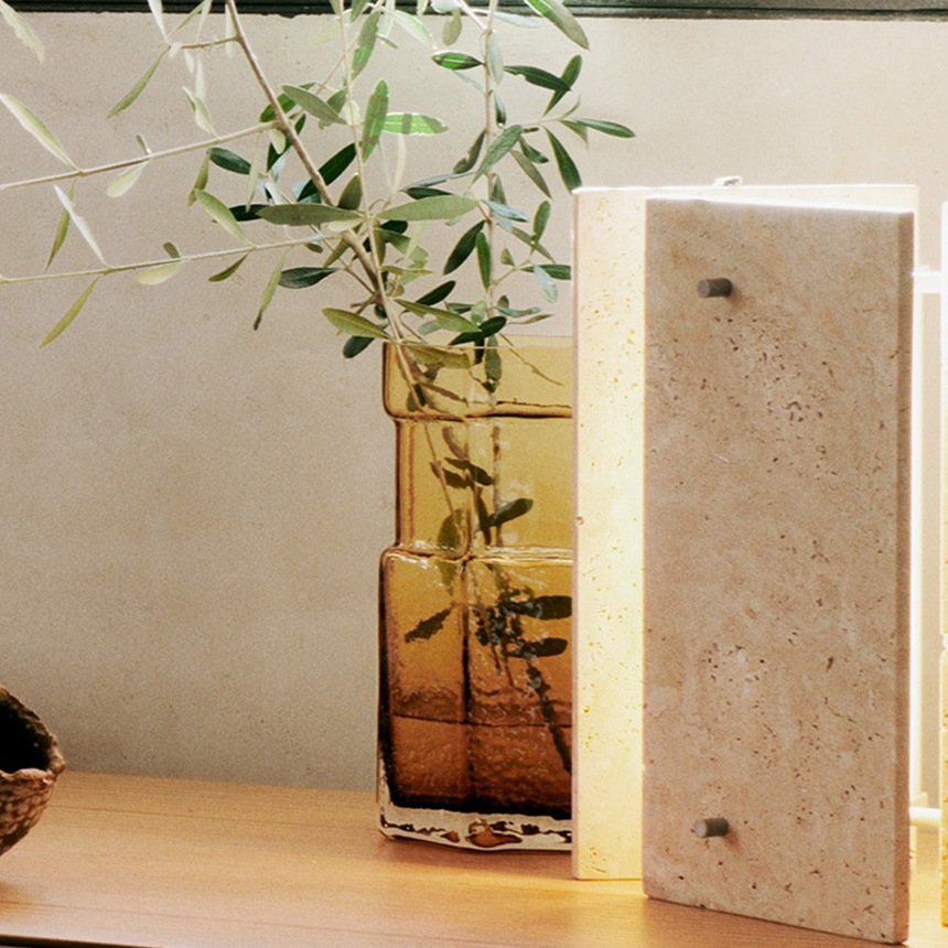 �̲� ���� ���饹 ferm LIVING �ե������ӥ� ���饹���� Muro Vase ����١��� �⤵30cm  �̲����� ������� ���ꥢ Ʃ�� ���� ��ӥ� �ޤ�� ����ƥꥢ ���� �֥��� �͵� �緿 �礭�� ��������Ź  ������̵����
