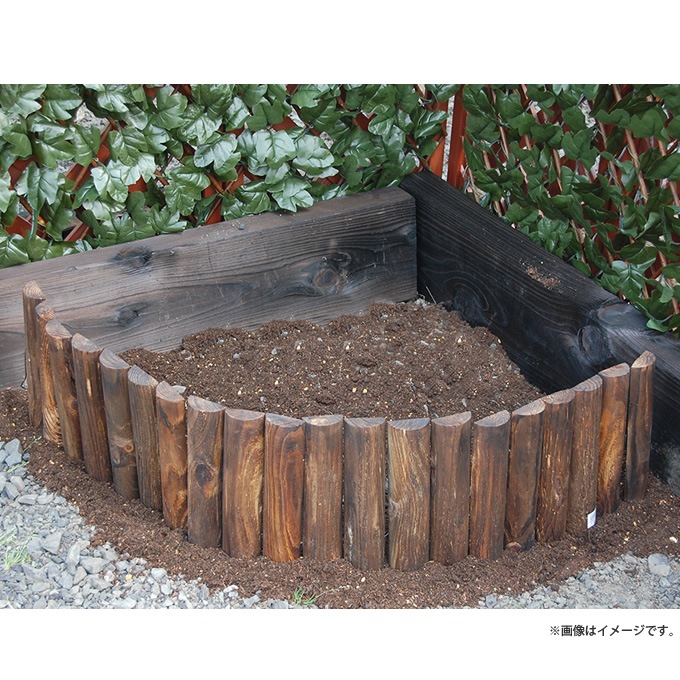 連杭花壇柵 W1 Hcm 花壇仕切り 囲い 柵 土留め ウッド 木製 連結 ガーデニング すべての商品 ガーデン用品屋さん