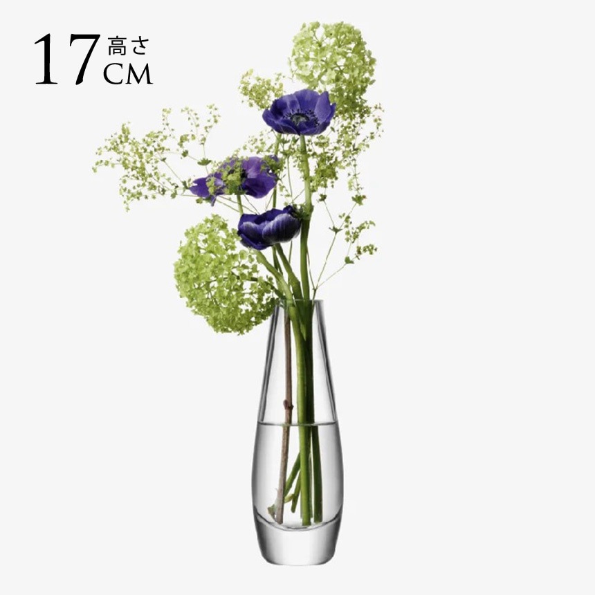 LSA International ե١ FLOWER ե SINGLE STEM VASE  H17cm  Ʃ 饹  ץ 饹١ ̲ ̲ƥꥢ ̺
