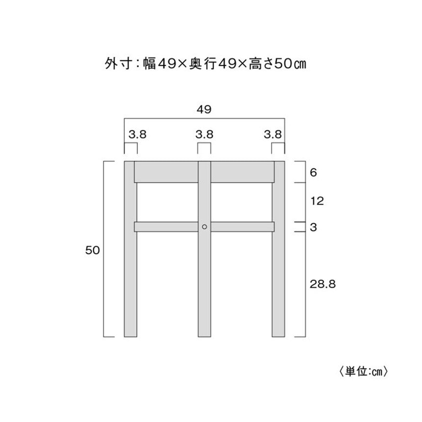 NIPPONAIRE �˥åݥͥ� �����ɥơ��֥� �ݷ� ������ ���� ľ��49cm  ���å� �ơ��֥� ������� ����� �¥���� ���� �� ��ӥ� ���� �¼� ����ѥ�ǥ� �ʥ����� �ȶ� �����ȶ�  ������̵����