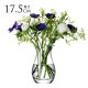 LSA International ե١ FLOWER ե POSY VASE  H17.5cm  Ʃ 饹  ץ 饹١ ̲ ̲ƥꥢ ե󥸥