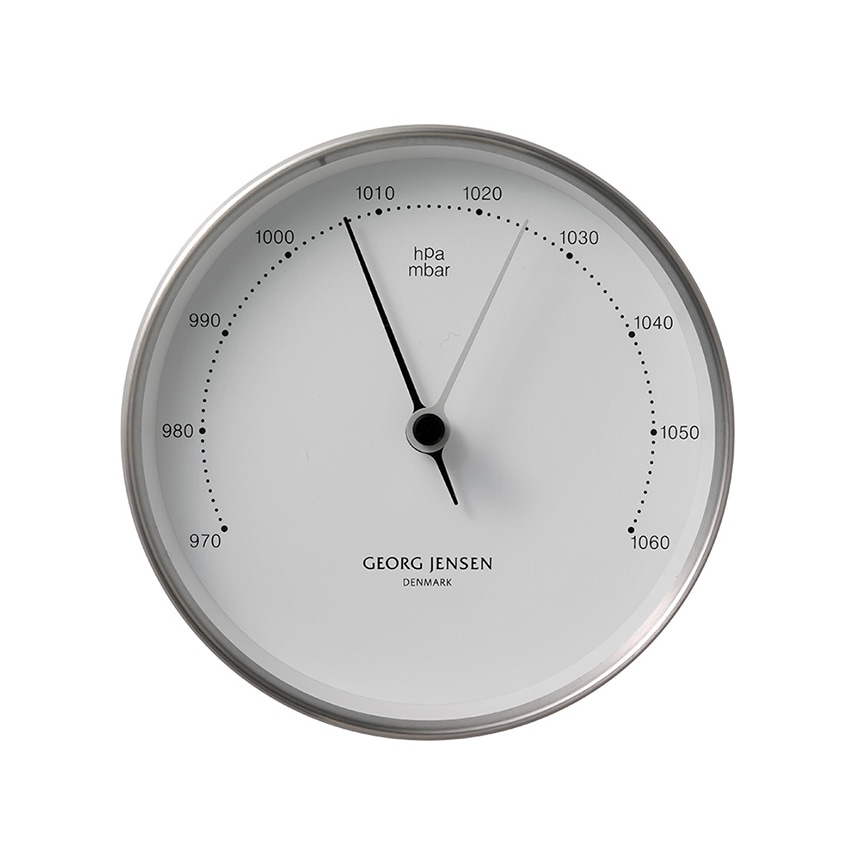 ���硼�������󥻥� HENNING KOPPEL BAROMETER ���åڥ� �Х��᡼���� ������ STEEL��WHITE SS ABS 10cm  �̲����� �ɳݤ� ���� ��¬ �̲� �֥��� �͵�  ������̵����