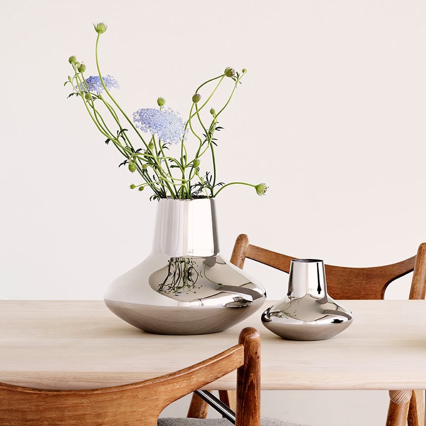 ���硼�������󥻥� HENNING KOPPEL VASE ���� ���ƥ�쥹 270 mm   �ե�顼�١��� �ִ� �礭�� �� ��ʪ ��° ���ƥ�쥹 ����С� �� �ե�����󥸥��� ������� �̲�  ������̵����