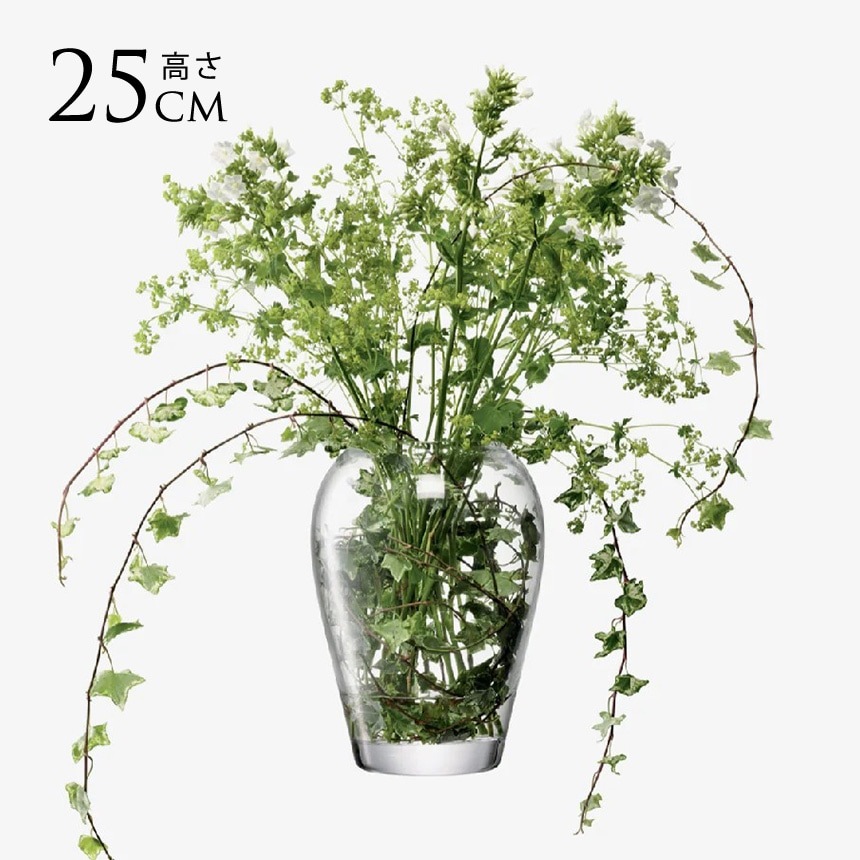 LSA International �ե��١��� FLOWER �ե� GARDEN BOUQUET ���� H25cm  Ʃ�� ���饹 ������� ����ץ� ���饹�١��� �̲� �̲�����ƥꥢ �ե�����󥸥���