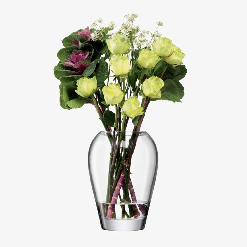 LSA International �ե��١��� FLOWER �ե� GARDEN BOUQUET ���� H25cm  Ʃ�� ���饹 ������� ����ץ� ���饹�١��� �̲� �̲�����ƥꥢ �ե�����󥸥���