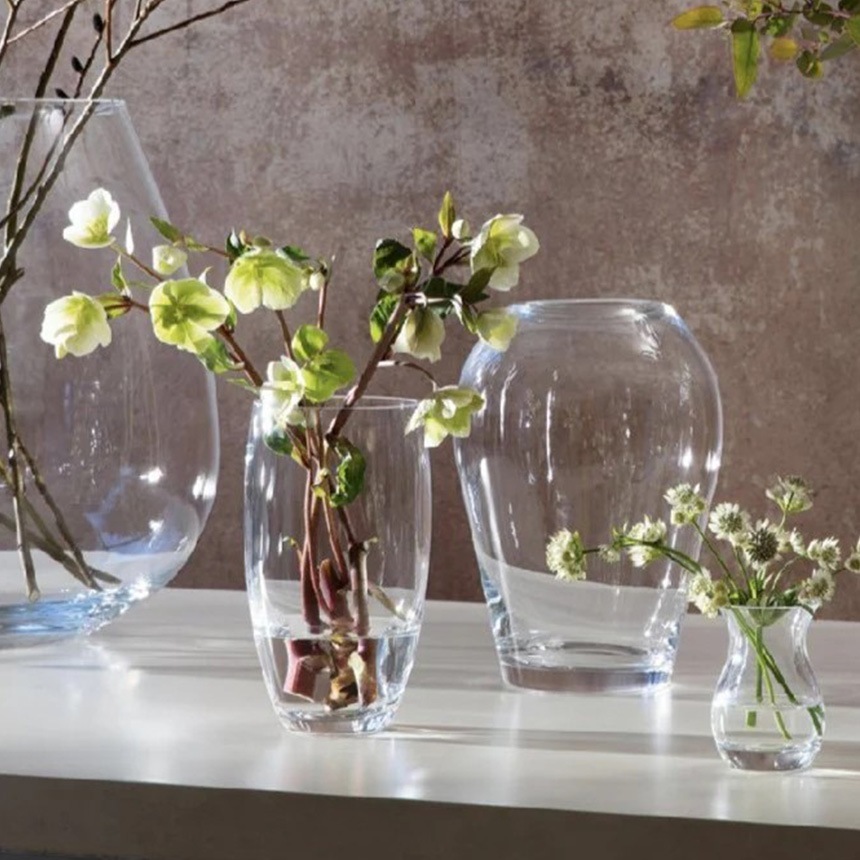 LSA International �ե��١��� FLOWER �ե� GARDEN BOUQUET ���� H25cm  Ʃ�� ���饹 ������� ����ץ� ���饹�١��� �̲� �̲�����ƥꥢ �ե�����󥸥���