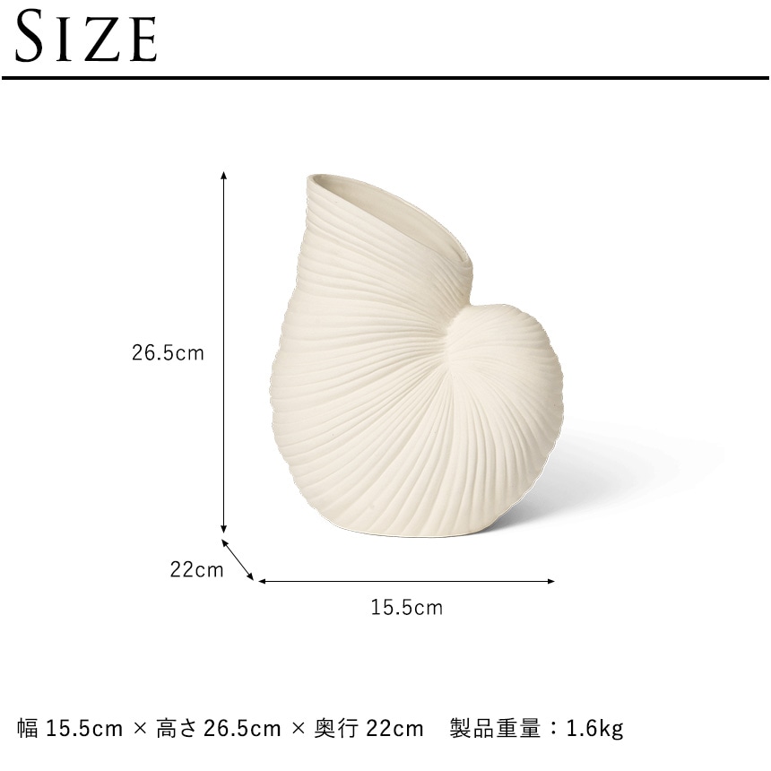 ferm LIVING �ե������ӥ� ������١��� Shell Vase  �̲� �͵� ���֥��� ��ʪ ���� ����ƥꥢ ���� �ǥ�ޡ��� �������� �ץ쥼��� ���ե� �̲����� �����६�� �� �ǥ����� ���� ����ƥꥢ����  ������̵����