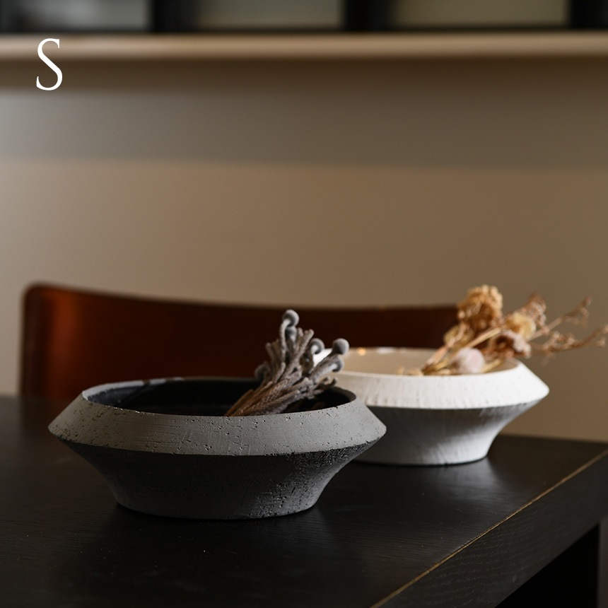 生け花 花器 水盤 陶器 和菓子のような 和風 お盆型S 浅型 平鉢 盆栽鉢