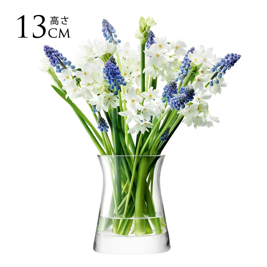 LSA International ե١ FLOWER ե GARDEN POSY VASE  H13cm  Ʃ 饹  ץ 饹١ ̲ ̲ƥꥢ ե󥸥