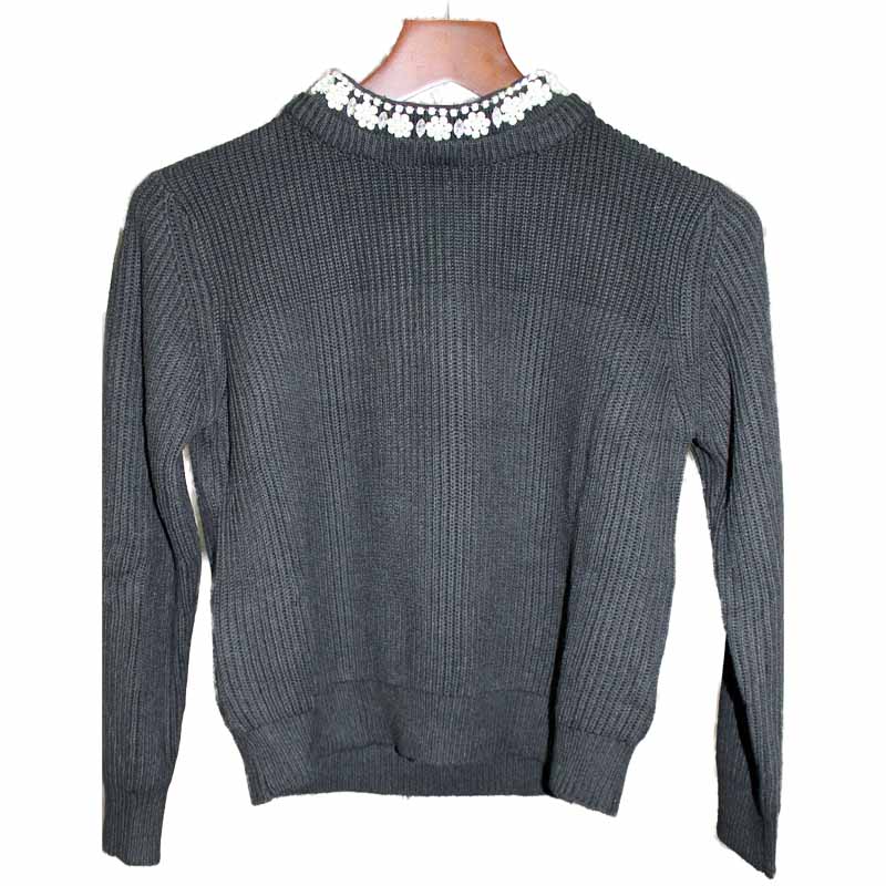 RICH An Ornament SWEATER BK