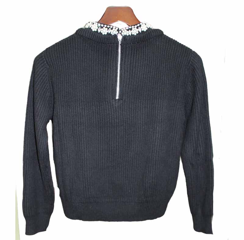 RICH An Ornament SWEATER BK