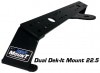 Dek-It Mount Dual 22.5 BlackGPSõХ2