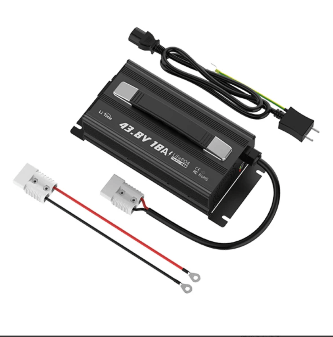 ACDC36V充電器LiFePo4リチウムイオンバッテリー専用LiTime出力43.8V18A