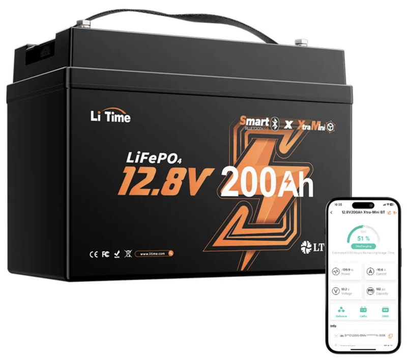 �����⽼�������б�Connected LiTime��12V200A G31������।����Хåƥ꡼