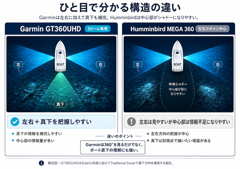 Garmin GT360UHD��Humminbird��3�ӡ�����ӥ��᡼��