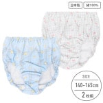 【女の子】【日本製】ジュニアショーツ　２枚組　フルーツ×チェック総柄　140〜165cm【綿100％】|女の子（女児）向け肌着・ボトムインナー|女の子（女児）向け肌着・下着