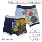 【男の子】【ポケットモンスター】キッズボクサーブリーフ | ２枚組 | 110〜130cm 【本体：綿100％】|男の子（男児）向け肌着・下着 ボトムインナー|男の子（男児）向け肌着・下着