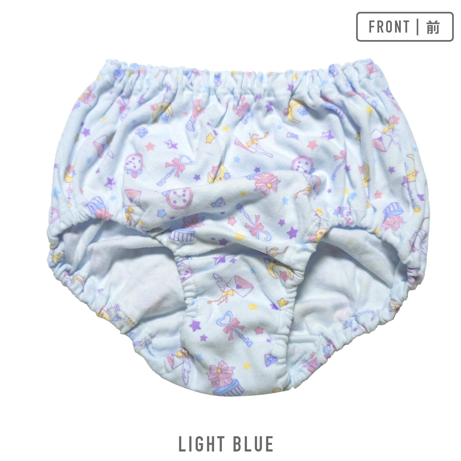 【女の子】キッズショーツ 5枚組 雑貨系ゆめかわ柄 100~165cm【綿100%】