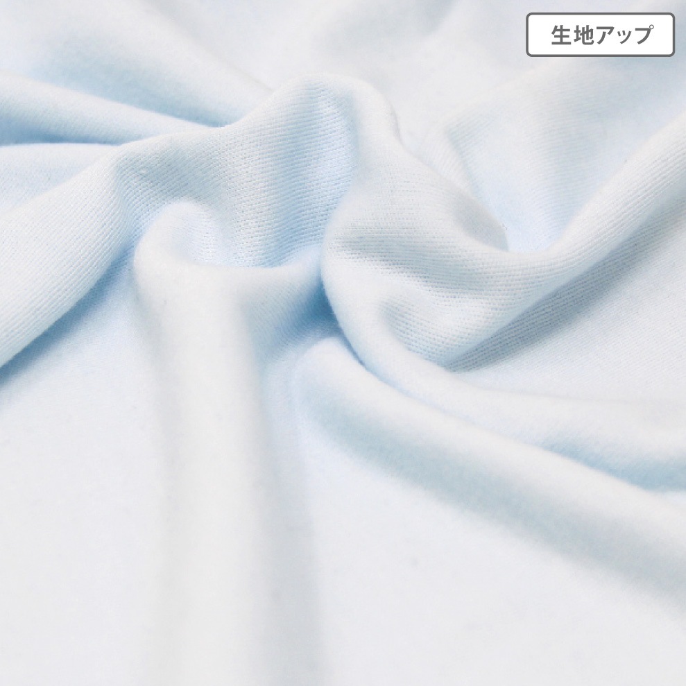 【女の子】半袖インナー(3分袖)　3枚組　カラー/無地　100～160cm【綿混素材/厚地】