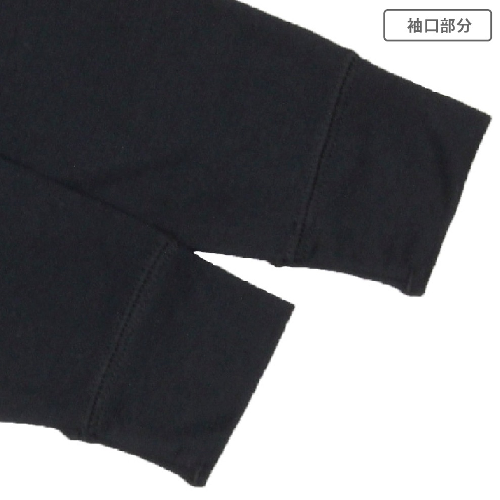 【男の子】キッズジュニア長袖　V首　2枚組　無地　120～170cm【温度調節/吸水速乾】