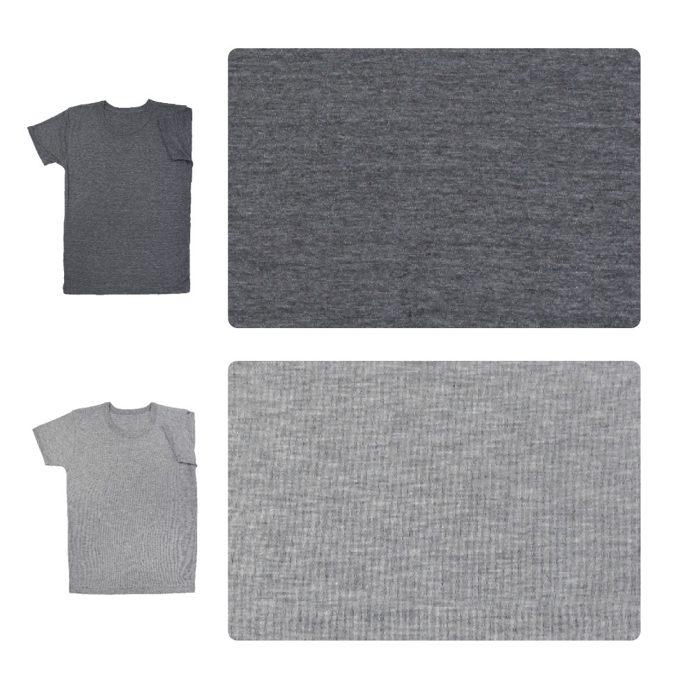 【男の子】キッズジュニア　半袖インナー　２枚組　無地　100～160cm【綿混素材/裏起毛】