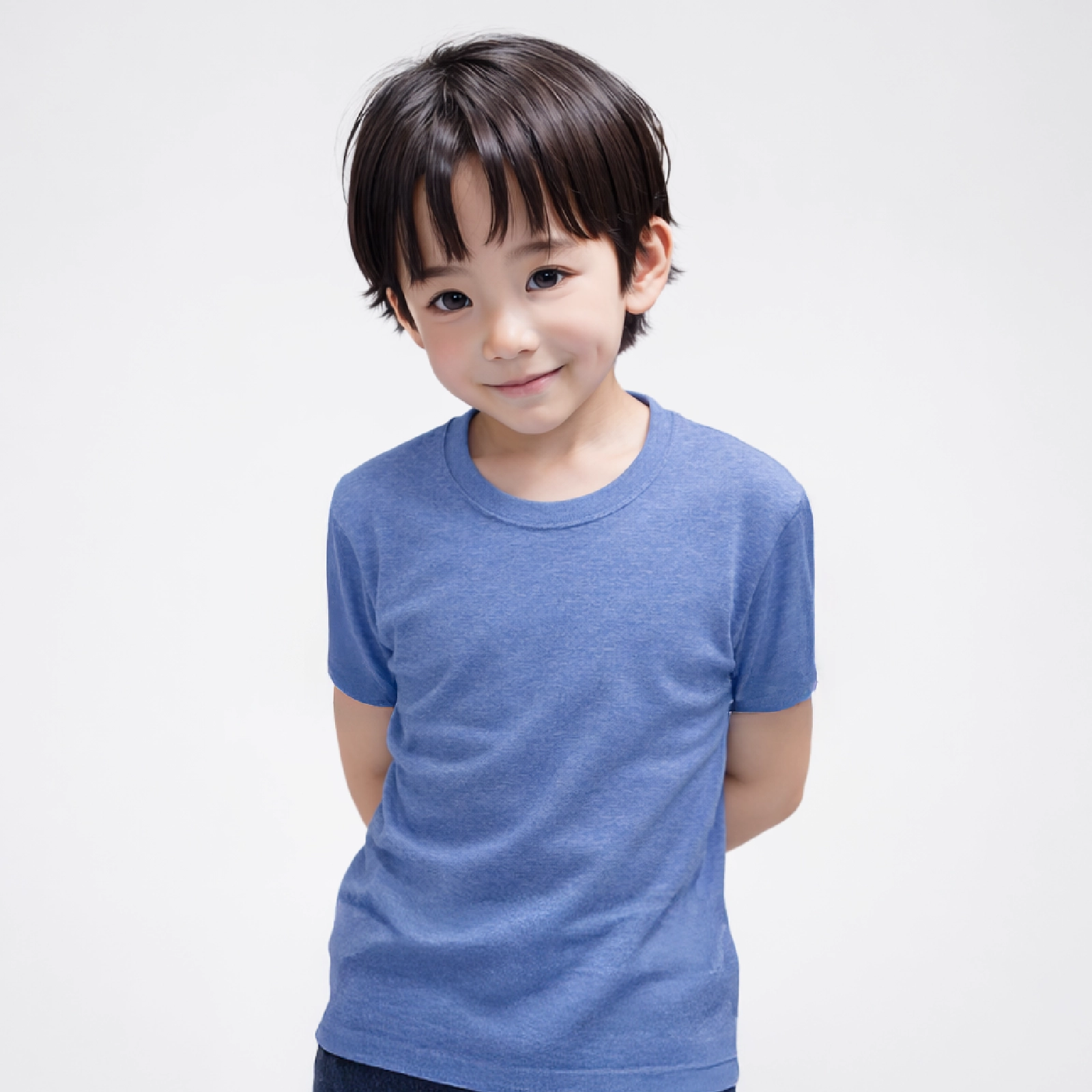 【男の子】キッズジュニア　半袖インナー 3枚組 無地 100～160cm【綿混素材/厚地】