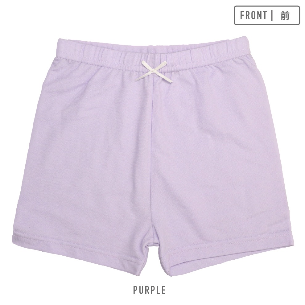 【女の子】キッズ 一分丈オーバーパンツ 3枚組 ピンク/パープル/グレー 90~130cm【吸水速乾】