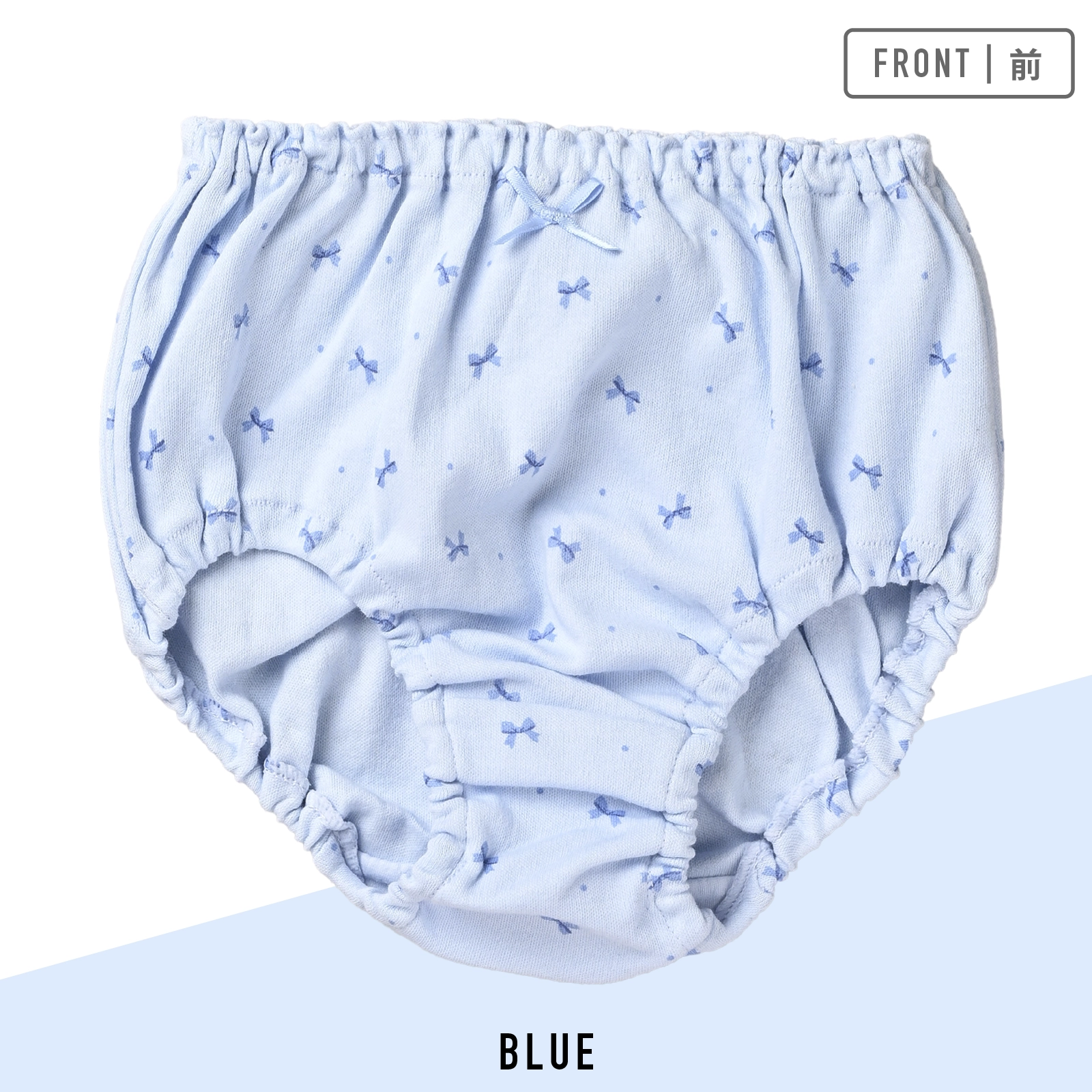 【女の子】ジュニア女児ショーツ 3枚組 リボン 120cm・130cm・140cm・150cm・160cm・165cm【綿100％】